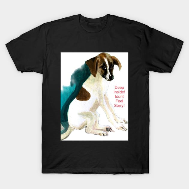 Dog talk T-Shirt by The artist of light in the darkness 